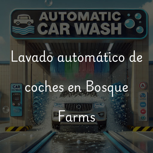 Lavado automático de coches en Bosque Farms