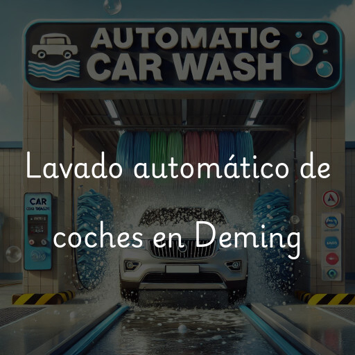 Lavado automático de coches en Deming