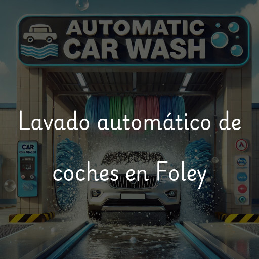Lavado automático de coches en Foley
