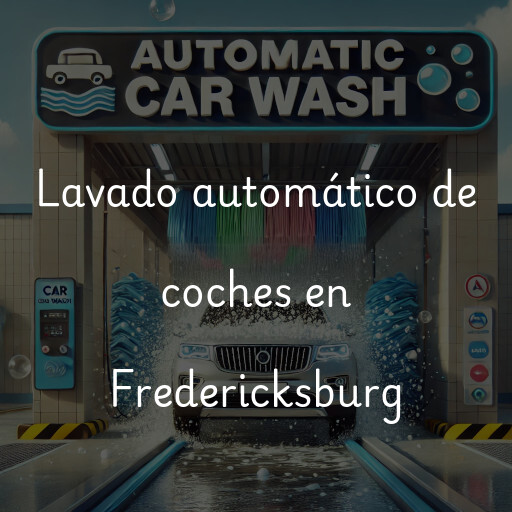 Lavado automático de coches en Fredericksburg