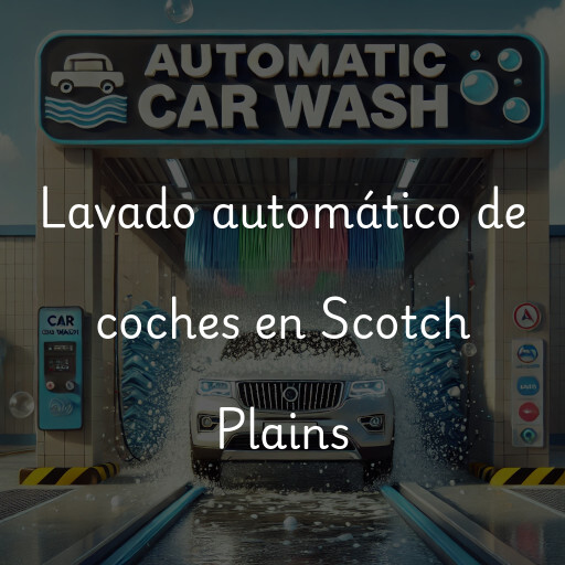 Lavado automático de coches en Scotch Plains