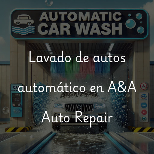 Lavado de autos en A&A Auto Repair