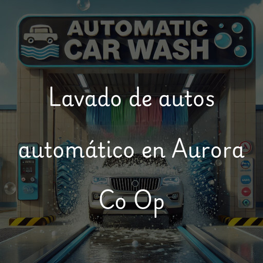Lavado de autos en Aurora Co Op