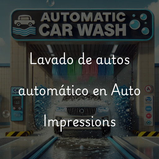 Lavado de autos en Auto Impressions