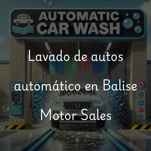 Lavado de autos en Balise Motor Sales