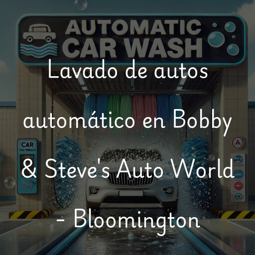 Lavado de autos en Bobby & Steve's Auto World - Bloomington