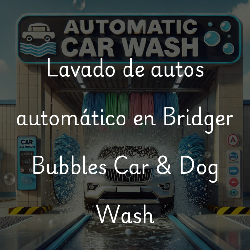 Lavado de autos en Bridger Bubbles Car & Dog Wash