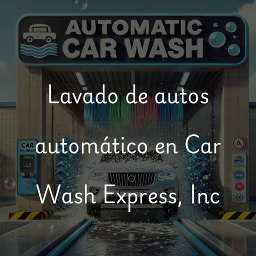 Lavado de autos en Car Wash Express, Inc