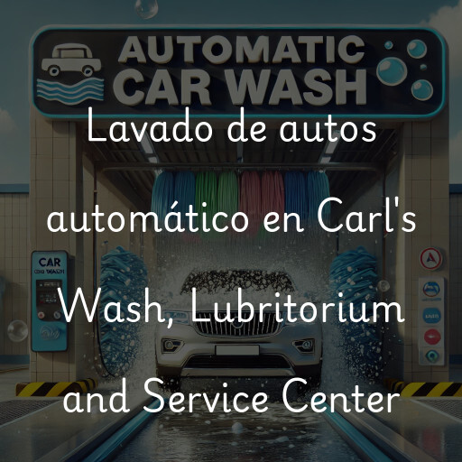 Lavado de autos en Carl's Wash, Lubritorium and Service Center