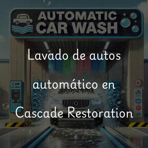 Lavado de autos en Cascade Restoration