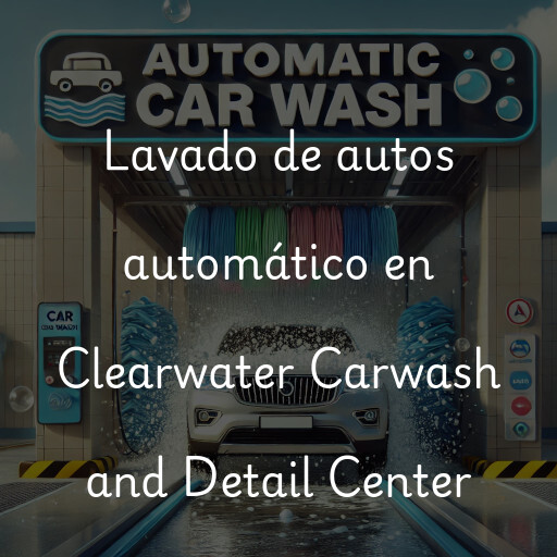 Lavado de autos en Clearwater Carwash and Detail Center