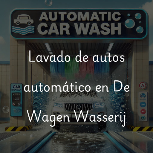 Lavado de autos en De Wagen Wasserij