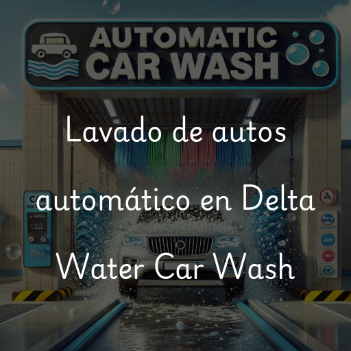 Lavado de autos en Delta Water Car Wash