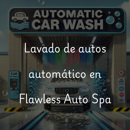 Lavado de autos en Flawless Auto Spa
