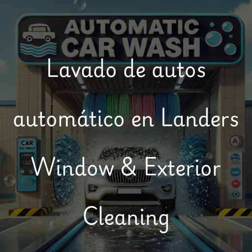 Lavado de autos en Landers Window & Exterior Cleaning