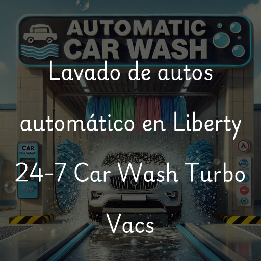 Lavado de autos en Liberty 24-7 Car Wash Turbo Vacs