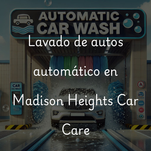 Lavado de autos en Madison Heights Car Care