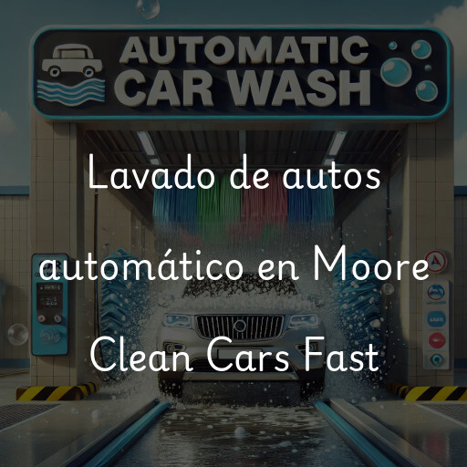 Lavado de autos en Moore Clean Cars Fast