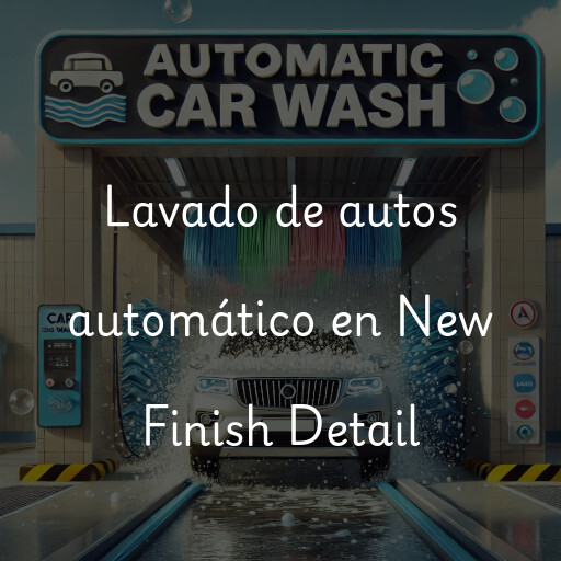 Lavado de autos en New Finish Detail