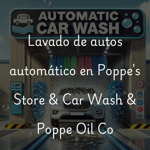 Lavado de autos en Poppe's Store & Car Wash & Poppe Oil Co
