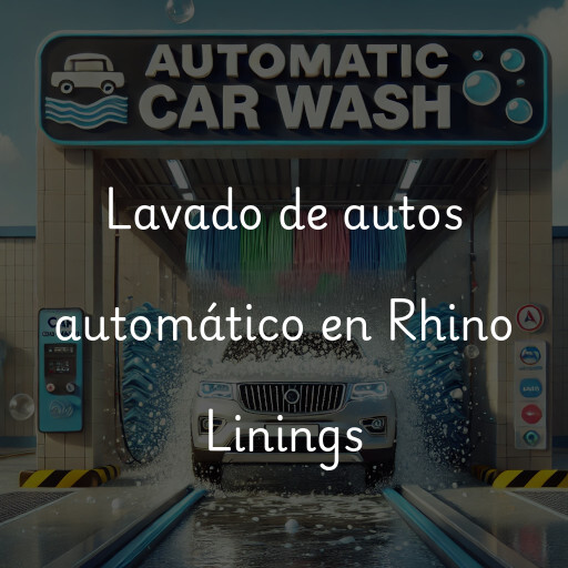 Lavado de autos en Rhino Linings