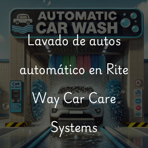 Lavado de autos en Rite Way Car Care Systems