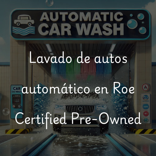 Lavado de autos en Roe Certified Pre-Owned