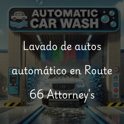 Lavado de autos en Route 66 Attorney's