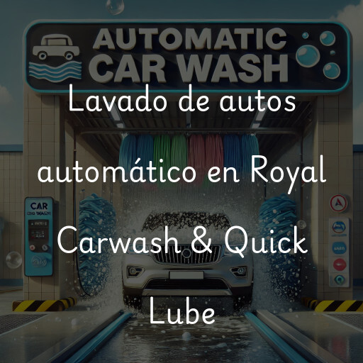 Lavado de autos en Royal Carwash & Quick Lube