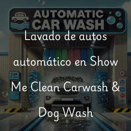 Lavado de autos en Show Me Clean Carwash & Dog Wash