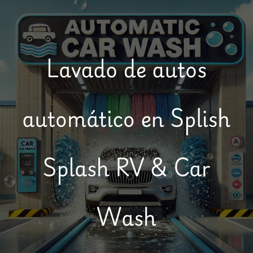 Lavado de autos en Splish Splash RV & Car Wash