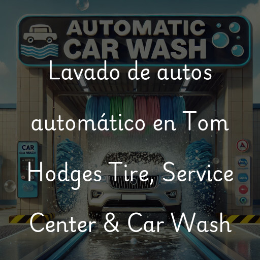 Lavado de autos en Tom Hodges Tire, Service Center & Car Wash