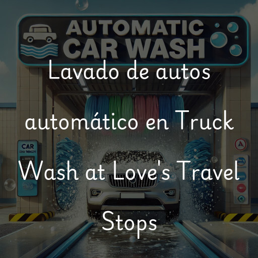 Lavado de autos en Truck Wash at Love's Travel Stops