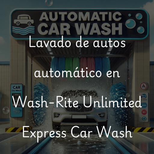 Lavado de autos en Wash-Rite Unlimited Express Car Wash