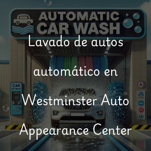 Lavado de autos en Westminster Auto Appearance Center