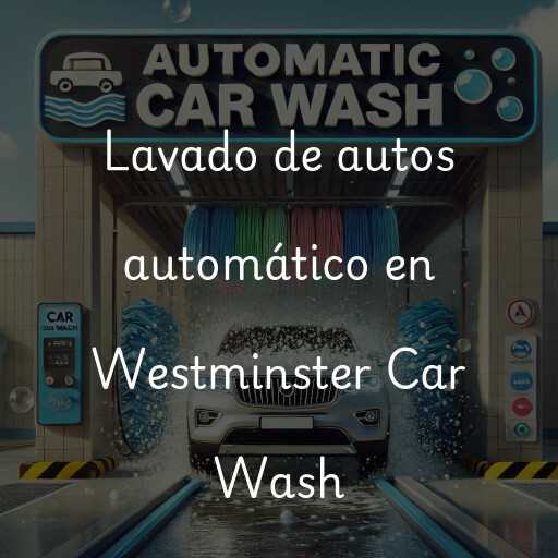 Lavado de autos en Westminster Car Wash