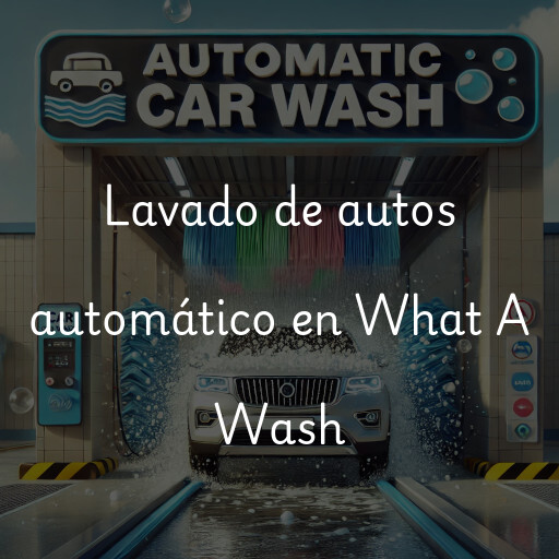 Lavado de autos en What A Wash