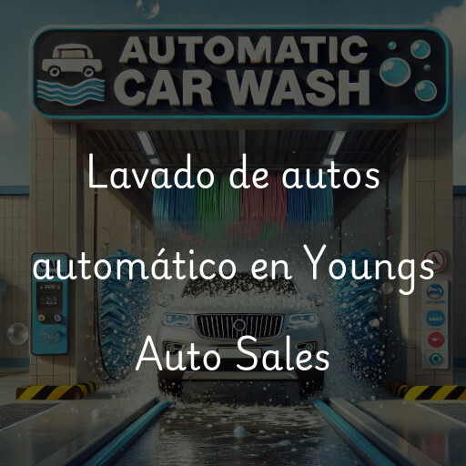 Lavado de autos en Youngs Auto Sales