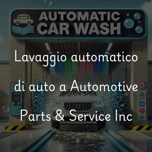 Lavaggio automatico di auto a Automotive Parts & Service Inc
