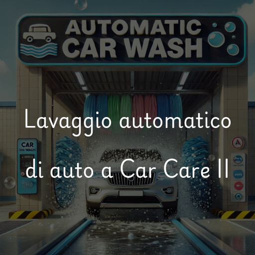 Lavado de autos en Car Care II