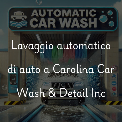 Lavaggio automatico di auto a Carolina Car Wash & Detail Inc