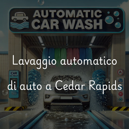 Lavaggio automatico di auto a Cedar Rapids