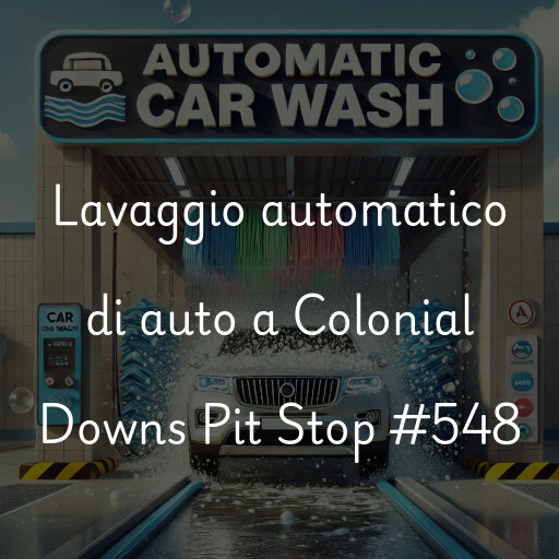 Lavaggio automatico di auto a Colonial Downs Pit Stop #548