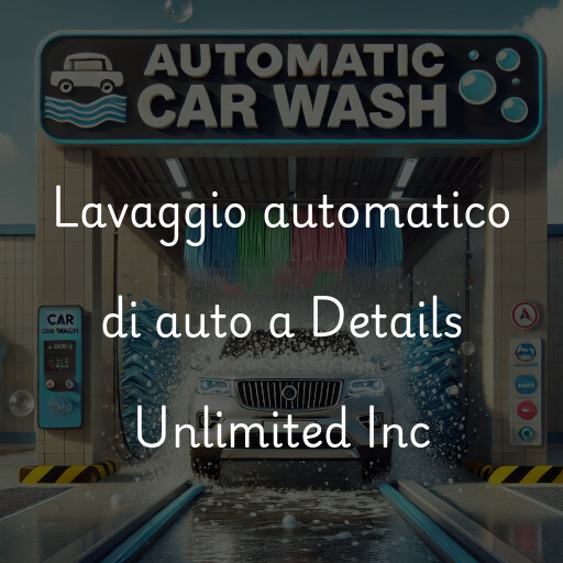 Lavado de autos en Details Unlimited Inc