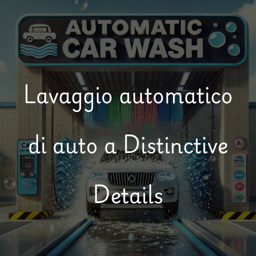 Lavaggio automatico di auto a Distinctive Details