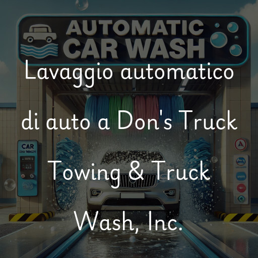 Lavado de autos en Don's Truck Towing & Truck Wash, Inc.
