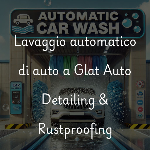 Lavaggio automatico di auto a Glat Auto Detailing & Rustproofing