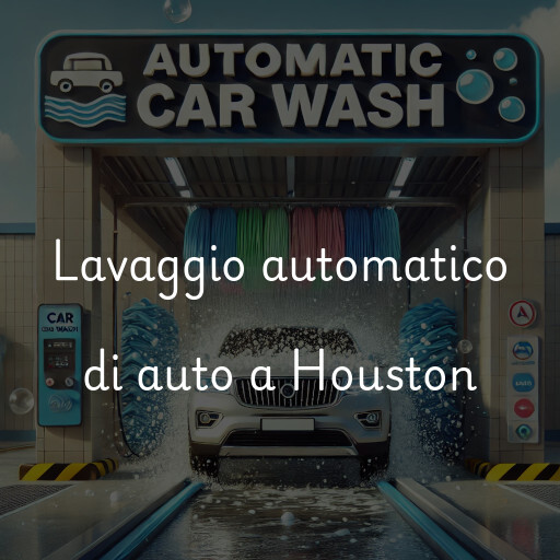 Lavaggio automatico di auto a Houston