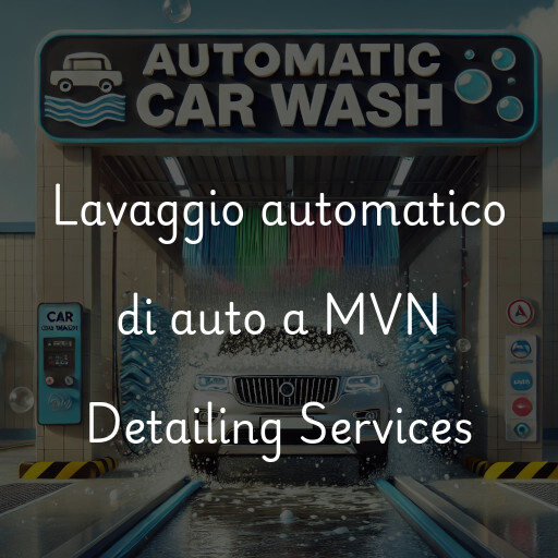 Lavaggio automatico di auto a MVN Detailing Services