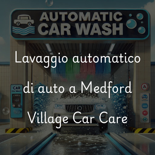 Lavaggio automatico di auto a Medford Village Car Care